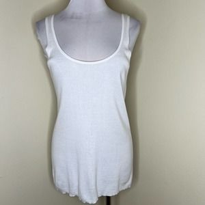 White + Warren White Tank Top